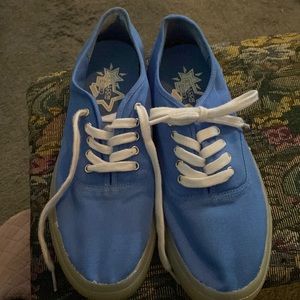Starry eyed Athletic shoe; light blue in color